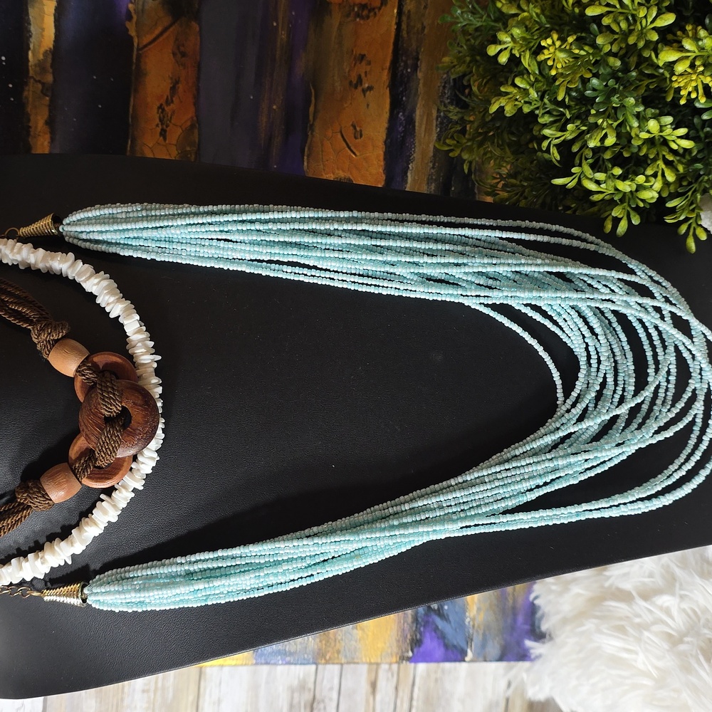 Boho Multi-Layered Beaded Necklaces Super Good Deal!! - Picture 6 of 7